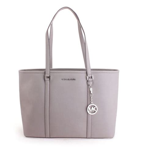 michael kors sady pearl grey tote|michael kors sady tote bag.